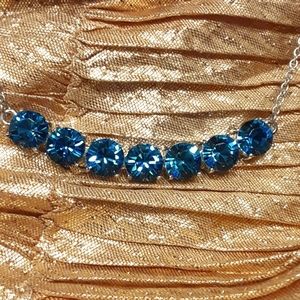 Swarovski Indicolite Crystal Steel necklace